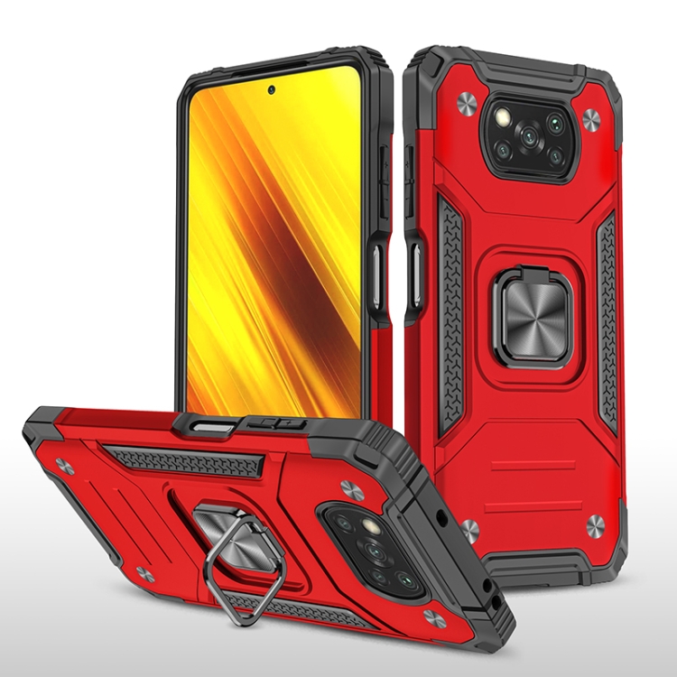For Xiaomi Poco X3 Magnetic Armor Shockproof TPU + PC Case with Metal Ring Holder(Red)
For Xiaomi Poco X3 Magnetic Armor Shockproof TPU + PC Case with Metal Ring Holder(Red)