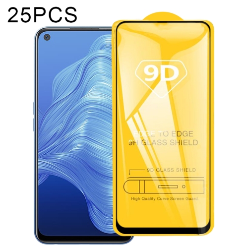 OPPO Realme 7 25 PC 9D 풀 접착제 전체 화면 강화 유리 필름