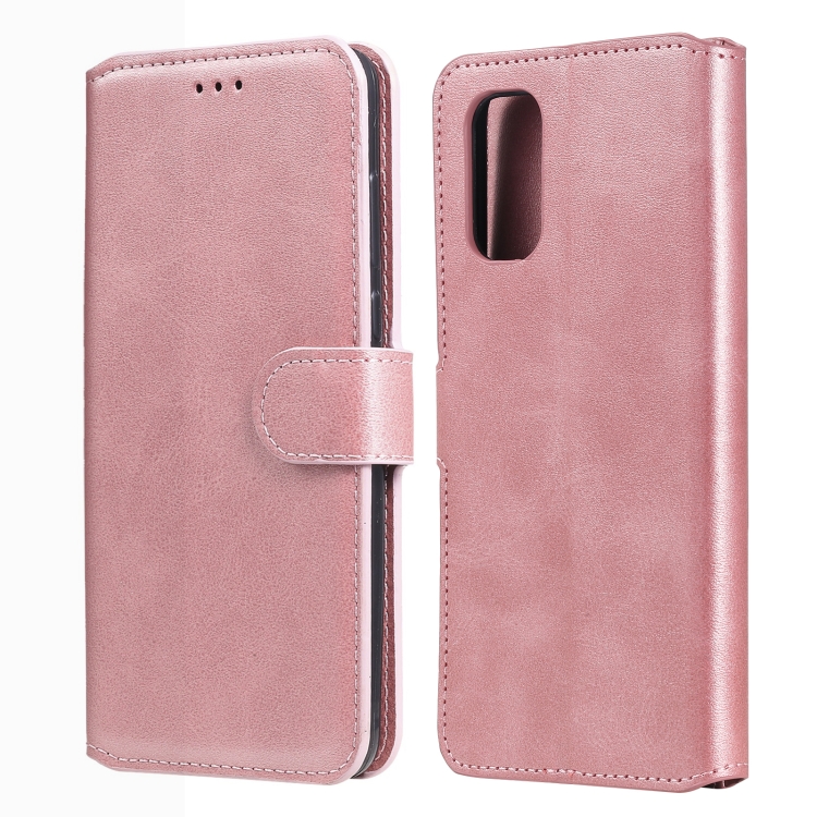 For OPPO Realme 7 5G / Realme V5 Classic Calf Texture PU + TPU Horizontal Flip Leather Case, with Holder & Card Slots & Wallet(Rose Gold)
For OPPO Realme 7 5G / Realme V5 Classic Calf Texture PU + TPU Horizontal Flip Leather Case, with Holder & Card Slots & Wallet(Rose Gold)