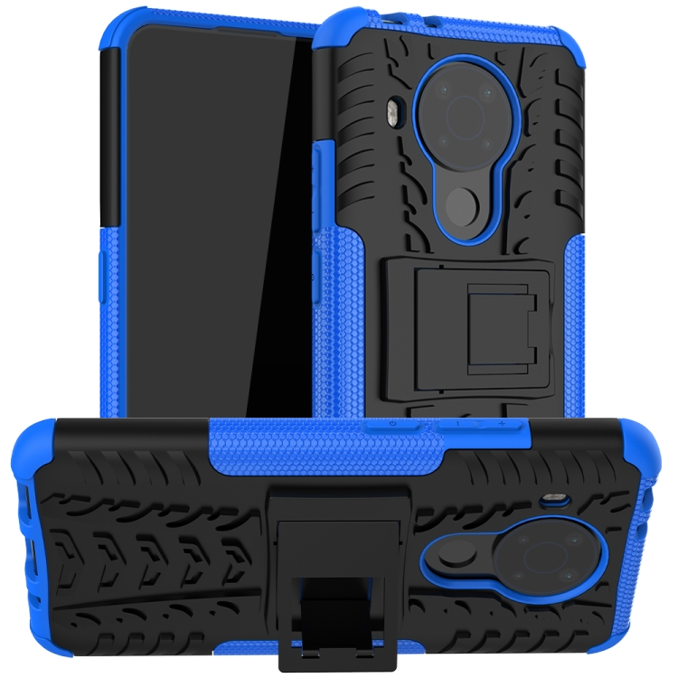 For Nokia 3.4 / 5.4 Tire Texture Shockproof TPU+PC Protective Case with Holder(Blue)
For Nokia 3.4 / 5.4 Tire Texture Shockproof TPU+PC Protective Case with Holder(Blue)