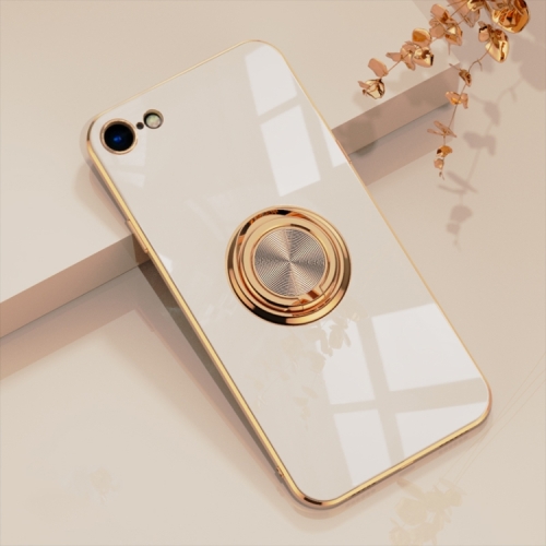 6D Electroplating Full Coverage Silicone Protective Case with Magnetic Ring Holder For iPhone 8 / 7(White)
6D Electroplating Full Coverage Silicone Protective Case with Magnetic Ring Holder For iPhone 8 / 7(White)