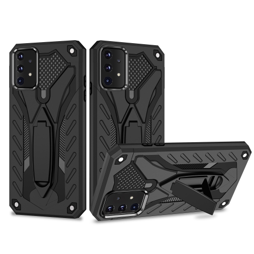 For Samsung Galaxy A52 5G / 4G Shockproof TPU + PC Protective Case with Holder(Black)
For Samsung Galaxy A52 5G / 4G Shockproof TPU + PC Protective Case with Holder(Black)