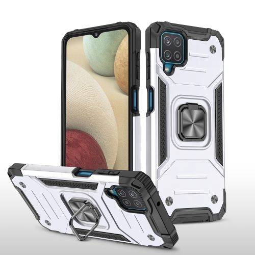 For Samsung Galaxy A12 Magnetic Armor Shockproof TPU + PC Case with Metal Ring Holder(Silver)
For Samsung Galaxy A12 Magnetic Armor Shockproof TPU + PC Case with Metal Ring Holder(Silver)