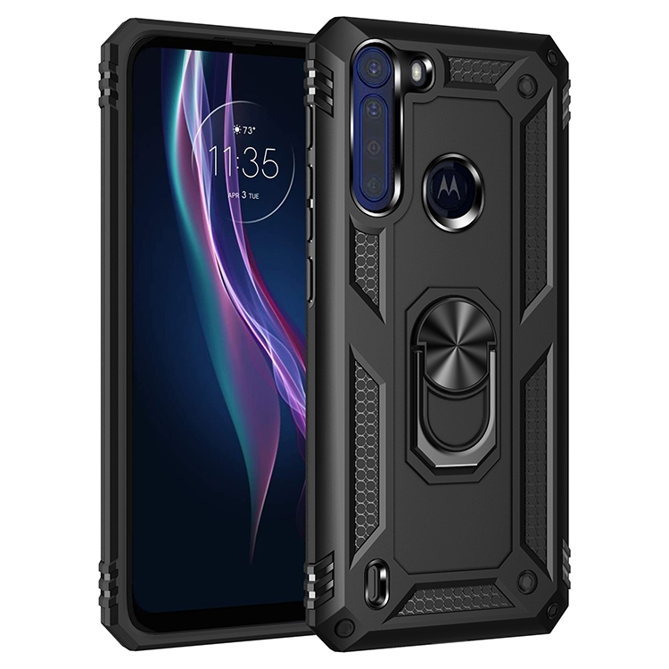 For Motorola Moto One Fusion Shockproof TPU + PC Protective Case with 360 Degree Rotating Holder(Black)
For Motorola Moto One Fusion Shockproof TPU + PC Protective Case with 360 Degree Rotating Holder(Black)