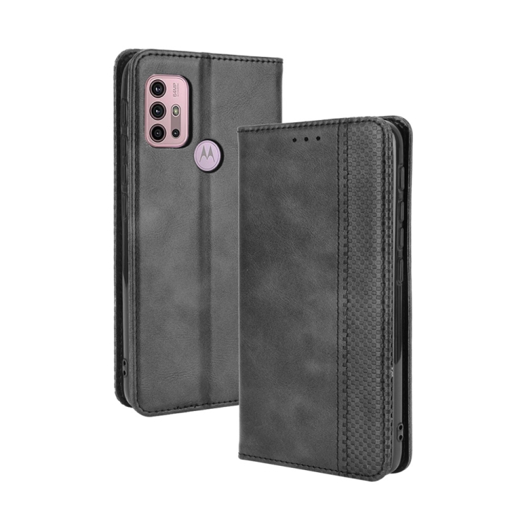 For Motorola Moto G10 Magnetic Buckle Retro Texture Horizontal Flip Leather Case with Holder & Card Slots & Photo Frame(Black)
For Motorola Moto G10 Magnetic Buckle Retro Texture Horizontal Flip Leather Case with Holder & Card Slots & Photo Frame(Black)