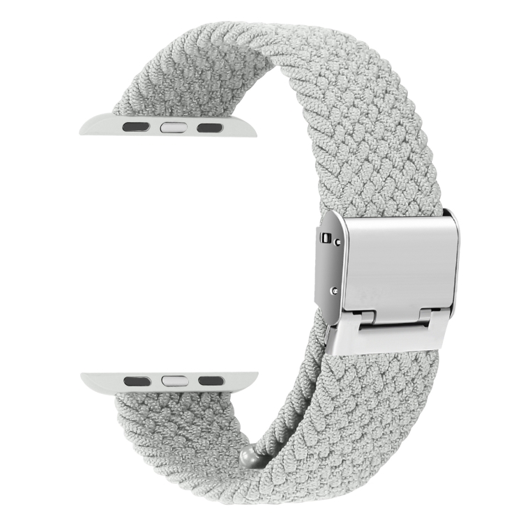 Braided + Stainless Steel Watch Band For Apple Watch Ultra 49mm&Watch Ultra 2 49mm / Series 9&8&7 45mm / SE 3&SE 2&6&SE&5&4 44mm / 3&2&1 42mm(White)
Braided + Stainless Steel Watch Band For Apple Watch Ultra 49mm&Watch Ultra 2 49mm / Series 9&8&7 45mm / SE 3&SE 2&6&SE&5&4 44mm / 3&2&1 42mm(White)