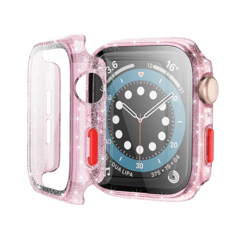 For Apple Watch Series 3 & 2 & 1 38mm Glitter Powder Shockproof PC+Tempered Glass Protective Case(Transparent Pink)
For Apple Watch Series 3 & 2 & 1 38mm Glitter Powder Shockproof PC+Tempered Glass Protective Case(Transparent Pink)