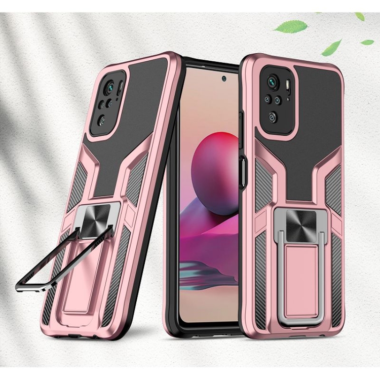 For Xiaomi Redmi Note 10 Armor 2 in 1 PC + TPU Magnetic Shockproof Case with Foldable Holder(Rose Gold)
For Xiaomi Redmi Note 10 Armor 2 in 1 PC + TPU Magnetic Shockproof Case with Foldable Holder(Rose Gold)