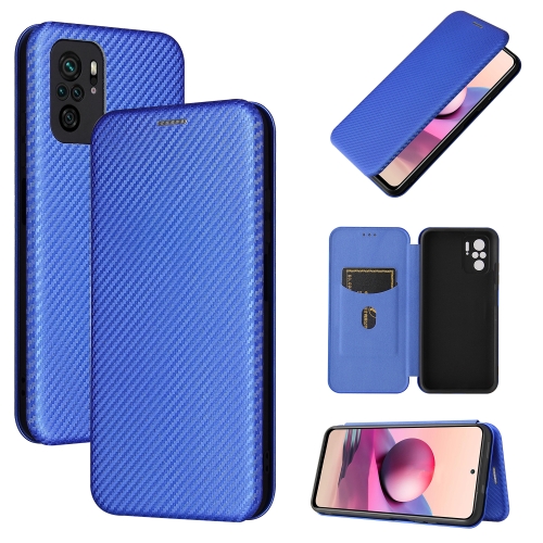 For Xiaomi Redmi Note 10 Pro Carbon Fiber Texture Magnetic Horizontal Flip TPU + PC + PU Leather Case with Card Slot(Blue)
For Xiaomi Redmi Note 10 Pro Carbon Fiber Texture Magnetic Horizontal Flip TPU + PC + PU Leather Case with Card Slot(Blue)