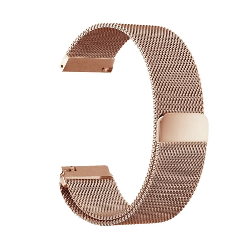 

20mm Milanese Stainless Steel Replacement Watchband for Amazfit GTS / Amazfit GTS 2(Rose Gold)
