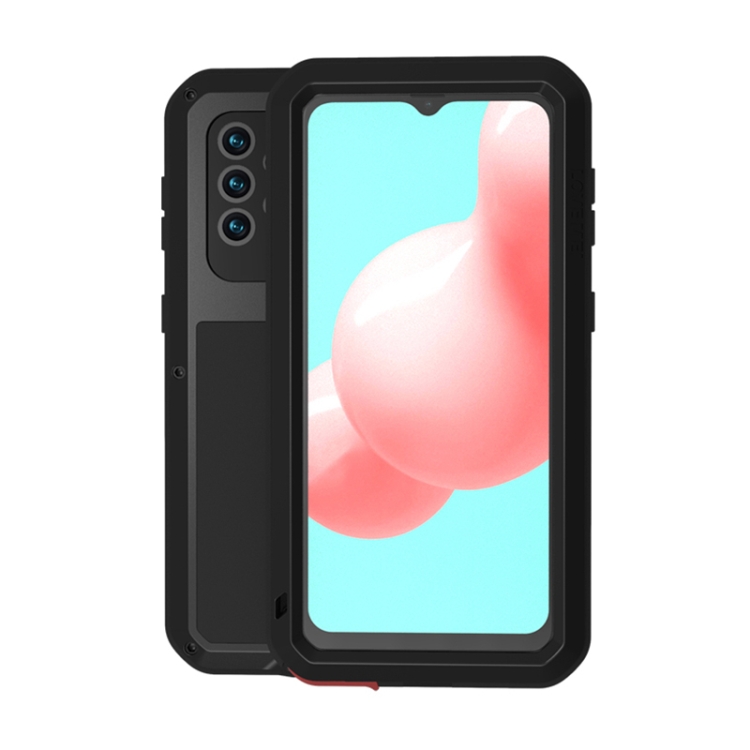 For Samsung Galaxy A32 5G LOVE MEI Metal Shockproof Waterproof Dustproof Protective Case with Glass(Black)
For Samsung Galaxy A32 5G LOVE MEI Metal Shockproof Waterproof Dustproof Protective Case with Glass(Black)