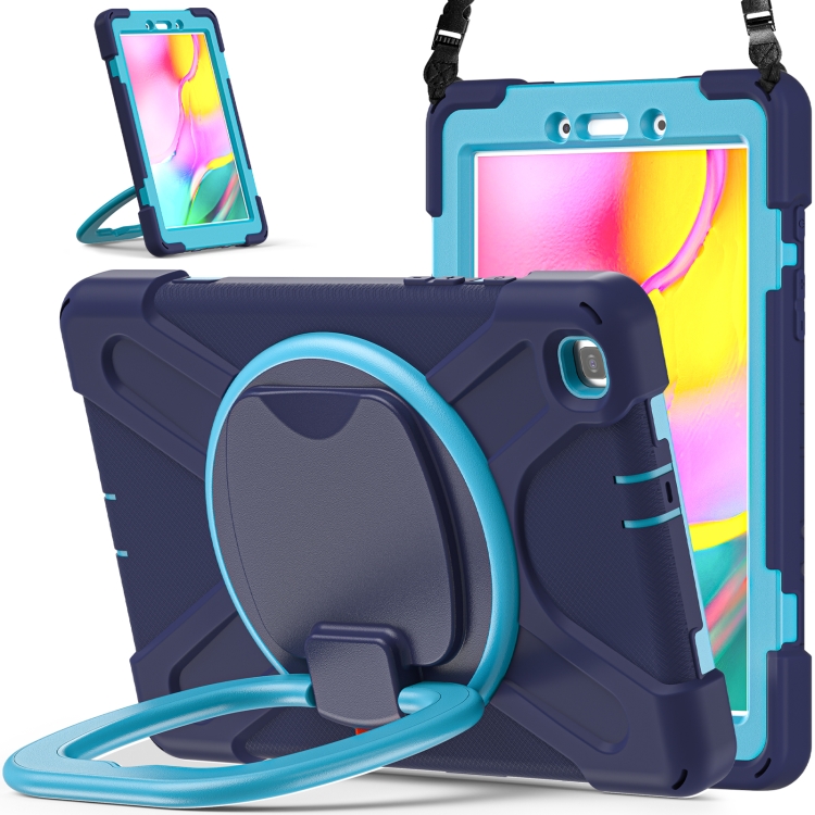 For Samsung Galaxy Tab A 8.0 (2019) T290 / T295 Silicone + PC Protective Case with Holder & Shoulder Strap(Navy Blue + Blue)
For Samsung Galaxy Tab A 8.0 (2019) T290 / T295 Silicone + PC Protective Case with Holder & Shoulder Strap(Navy Blue + Blue)