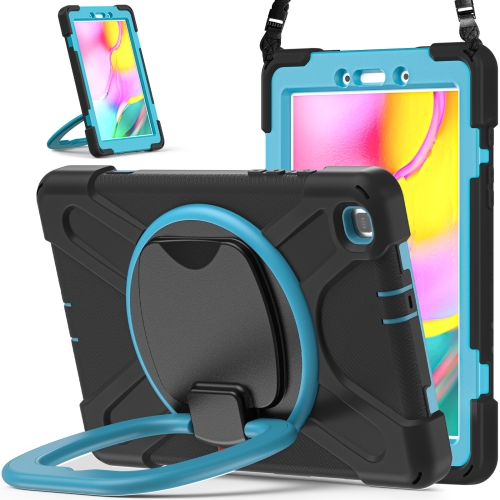For Samsung Galaxy Tab A 8.0 (2019) T290 / T295 Silicone + PC Protective Case with Holder & Shoulder Strap(Black+Blue)
For Samsung Galaxy Tab A 8.0 (2019) T290 / T295 Silicone + PC Protective Case with Holder & Shoulder Strap(Black+Blue)