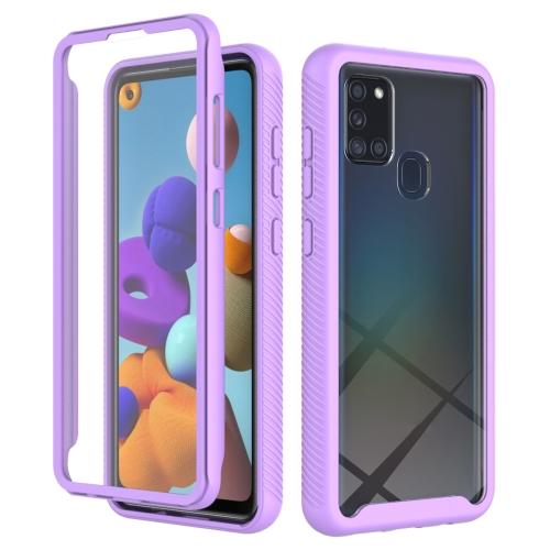 For Samsung Galaxy A21s Starry Sky Full Body Hybrid Shockproof Phone Case(Light Purple)
For Samsung Galaxy A21s Starry Sky Full Body Hybrid Shockproof Phone Case(Light Purple)
