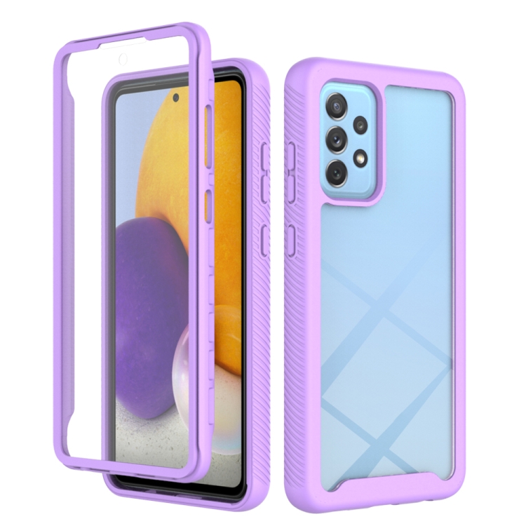 For Samsung Galaxy A72 5G / 4G Starry Sky Solid Color Series Shockproof PC + TPU Case with PET Film(Light Purple)
For Samsung Galaxy A72 5G / 4G Starry Sky Solid Color Series Shockproof PC + TPU Case with PET Film(Light Purple)