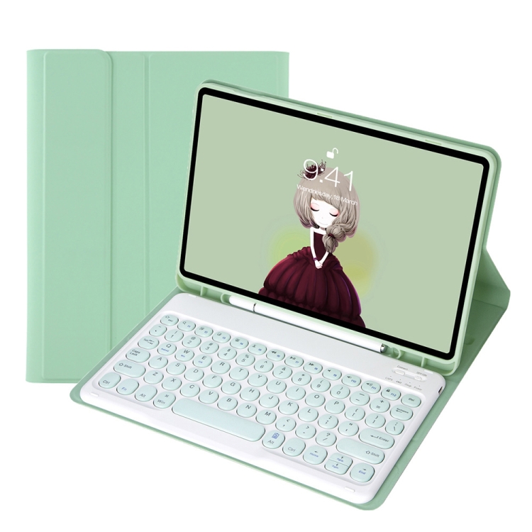 YT102B Detachable Candy Color Skin Feel Texture Round Keycap Bluetooth Keyboard Leather Case For iPad 10.2 2020 & 2019 / Air 2019 / Pro 10.5 inch(Light Green)
YT102B Detachable Candy Color Skin Feel Texture Round Keycap Bluetooth Keyboard Leather Case For iPad 10.2 2020 & 2019 / Air 2019 / Pro 10.5 inch(Light Green)