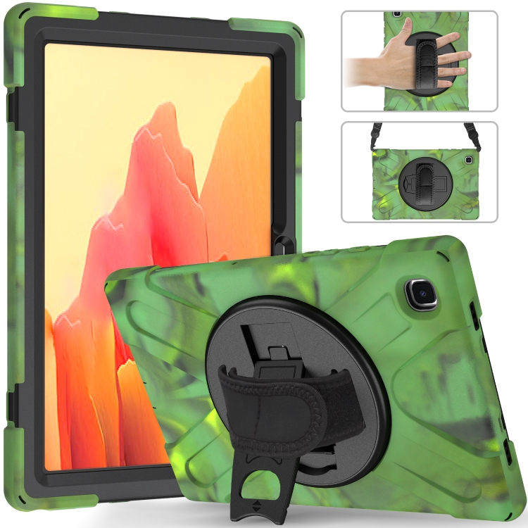 For Samsung Galaxy Tab A7 10.4 2020 T500 / T505 Shockproof Colorful Silicone + PC Protective Case with Holder & Shoulder Strap & Hand Strap(Camouflage)
For Samsung Galaxy Tab A7 10.4 2020 T500 / T505 Shockproof Colorful Silicone + PC Protective Case with Holder & Shoulder Strap & Hand Strap(Camouflage)