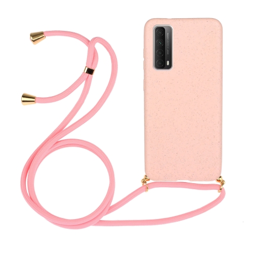 For Huawei P smart 2021 Wheat Straw Material + TPU Protective Case with Lanyard(Pink)
For Huawei P smart 2021 Wheat Straw Material + TPU Protective Case with Lanyard(Pink)
