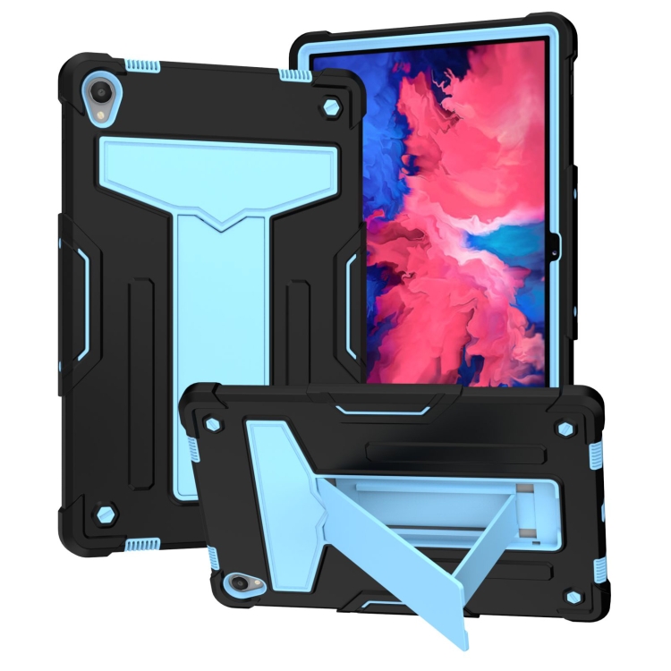For Lenovo Tab P11 (Tab-J606F) T-shaped Bracket Contrast Color Shockproof PC + Silicone Flat Protective Case(Black + Blue)
For Lenovo Tab P11 (Tab-J606F) T-shaped Bracket Contrast Color Shockproof PC + Silicone Flat Protective Case(Black + Blue)