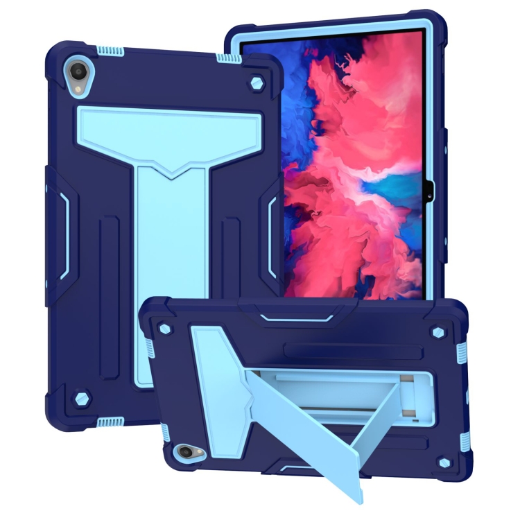 For Lenovo Tab P11 (Tab-J606F) T-shaped Bracket Contrast Color Shockproof PC + Silicone Flat Protective Case(Navy Blue + Blue)
For Lenovo Tab P11 (Tab-J606F) T-shaped Bracket Contrast Color Shockproof PC + Silicone Flat Protective Case(Navy Blue + Blue)