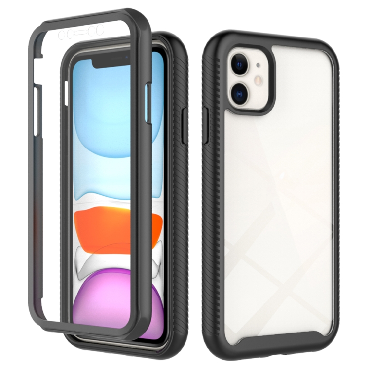 For iPhone 11 Starry Sky Solid Color Series Shockproof PC + TPU Case with PET Film (Black)
For iPhone 11 Starry Sky Solid Color Series Shockproof PC + TPU Case with PET Film (Black)