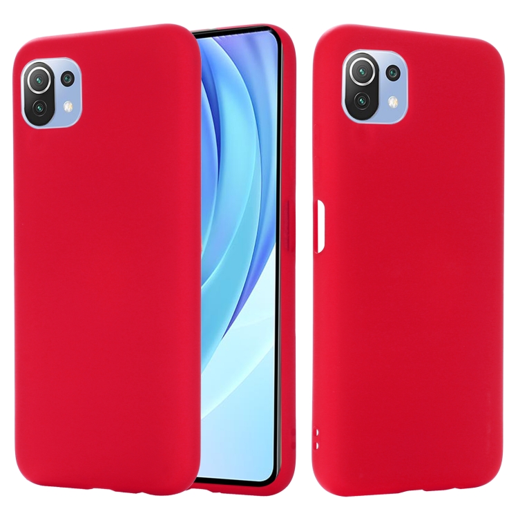 For Xiaomi Mi 11 Lite Solid Color Liquid Silicone Dropproof Full Coverage Protective Case(Red)
For Xiaomi Mi 11 Lite Solid Color Liquid Silicone Dropproof Full Coverage Protective Case(Red)