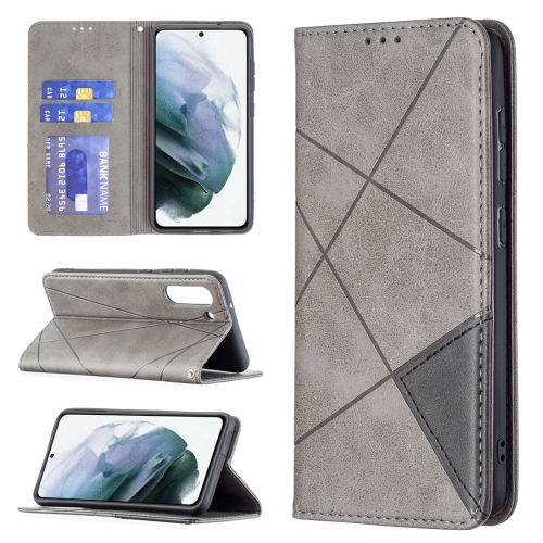 For Samsung Galaxy S21 FE Rhombus Texture Horizontal Flip Magnetic Leather Case with Holder & Card Slots & Wallet(Grey)
For Samsung Galaxy S21 FE Rhombus Texture Horizontal Flip Magnetic Leather Case with Holder & Card Slots & Wallet(Grey)