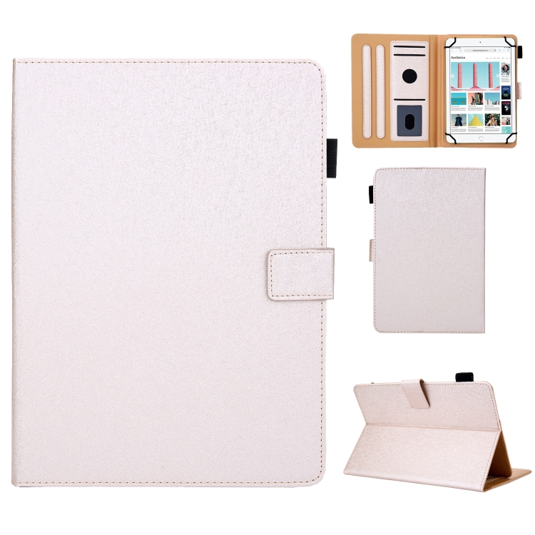 Hair Silky Texture Solid Color Horizontal Flip Leather Case with Holder & Card Slots & Photo Frame & Anti-Skid Strip, Specification:10 inch(Gold)
Hair Silky Texture Solid Color Horizontal Flip Leather Case with Holder & Card Slots & Photo Frame & Anti-Skid Strip, Specification:10 inch(Gold)