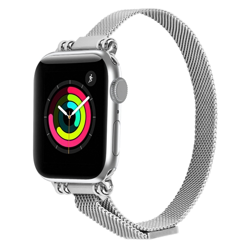 Milan Bracelet Stainless Steel Watch Band For Apple Watch Series 7 45mm / 6 & SE & 5 & 4 44mm / 3 & 2 & 1 42mm(Silver)
Milan Bracelet Stainless Steel Watch Band For Apple Watch Series 7 45mm / 6 & SE & 5 & 4 44mm / 3 & 2 & 1 42mm(Silver)