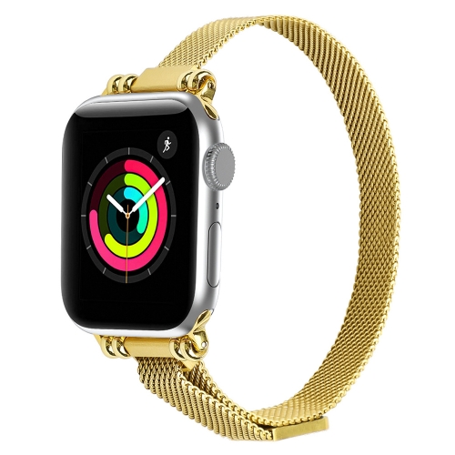 Milan Bracelet Stainless Steel Watch Strap For Apple Watch Series 7 41mm / 6 & SE & 5 & 4 40mm / 3 & 2 & 1 38mm(Gold)
Milan Bracelet Stainless Steel Watch Strap For Apple Watch Series 7 41mm / 6 & SE & 5 & 4 40mm / 3 & 2 & 1 38mm(Gold)
