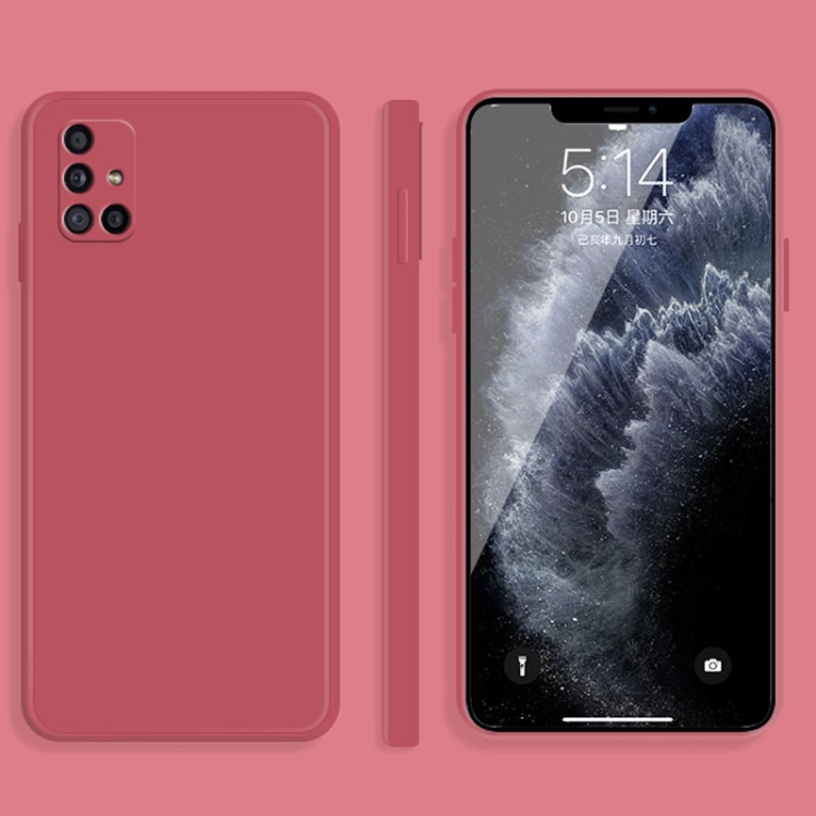 For Samsung Galaxy A71 Solid Color Imitation Liquid Silicone Straight Edge Dropproof Full Coverage Protective Case(Red)
For Samsung Galaxy A71 Solid Color Imitation Liquid Silicone Straight Edge Dropproof Full Coverage Protective Case(Red)