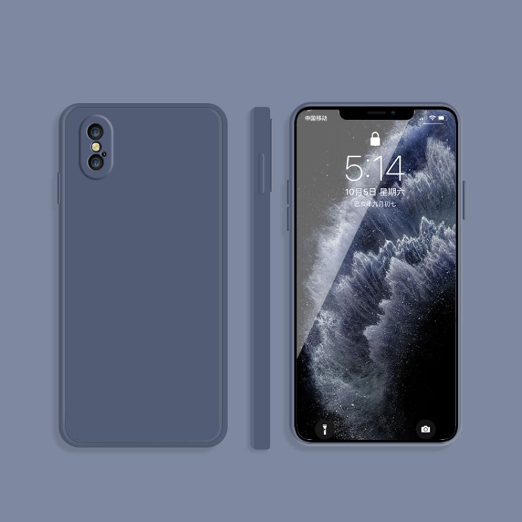 For iPhone X / XS Solid Color Imitation Liquid Silicone Straight Edge Dropproof Full Coverage Protective Case(Gray)
For iPhone X / XS Solid Color Imitation Liquid Silicone Straight Edge Dropproof Full Coverage Protective Case(Gray)