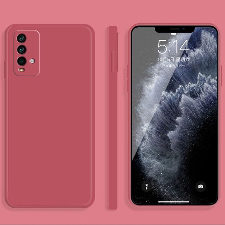 For Xiaomi Redmi Note 9 4G Solid Color Imitation Liquid Silicone Straight Edge Dropproof Full Coverage Protective Case(Red)
For Xiaomi Redmi Note 9 4G Solid Color Imitation Liquid Silicone Straight Edge Dropproof Full Coverage Protective Case(Red)