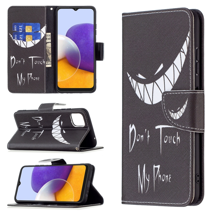 For Samsung Galaxy A22 5G Colored Drawing Pattern Horizontal Flip Leather Case with Holder & Card Slots & Wallet(Smirk)
For Samsung Galaxy A22 5G Colored Drawing Pattern Horizontal Flip Leather Case with Holder & Card Slots & Wallet(Smirk)