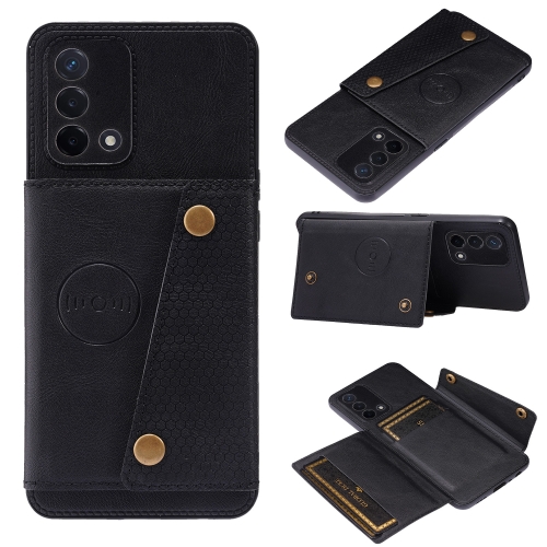 For OPPO A74 4G Double Buckle PU + TPU Shockproof Magnetic Protective Case with Card Slot & Holder(Black)
For OPPO A74 4G Double Buckle PU + TPU Shockproof Magnetic Protective Case with Card Slot & Holder(Black)