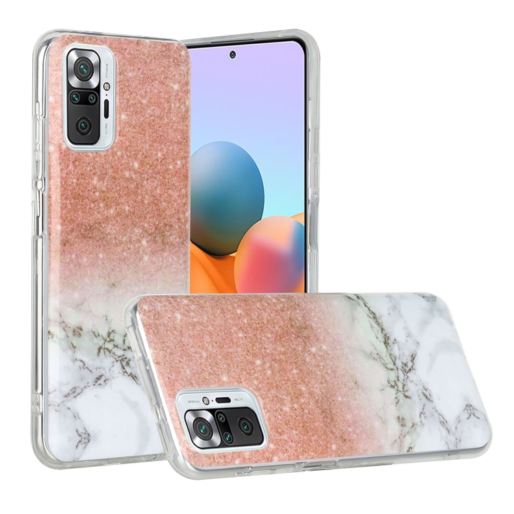 For Xiaomi Redmi Note 10 Pro Marble Pattern Soft TPU Protective Case(White Gold)
For Xiaomi Redmi Note 10 Pro Marble Pattern Soft TPU Protective Case(White Gold)