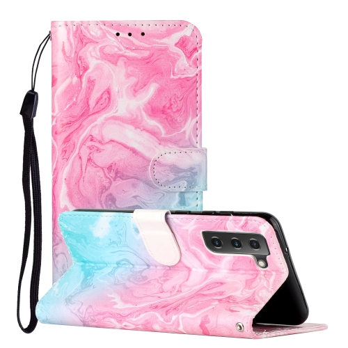 For Samsung Galaxy S21 FE 5G Colored Drawing Marble Pattern Horizontal Flip PU Leather Case with Holder & Card Slots & Wallet(Pink Green Marble)
For Samsung Galaxy S21 FE 5G Colored Drawing Marble Pattern Horizontal Flip PU Leather Case with Holder & Card Slots & Wallet(Pink Green Marble)
