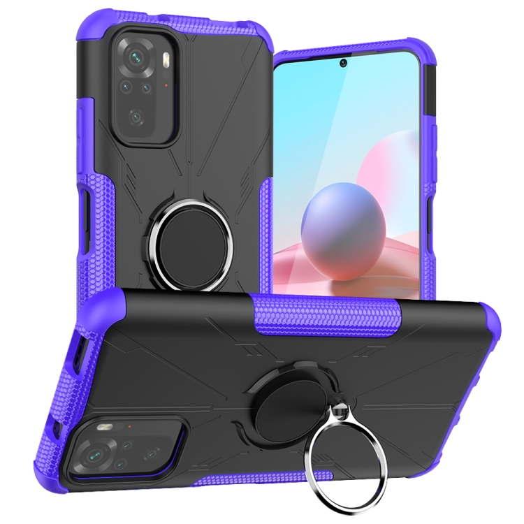 For Xiaomi Redmi Note 10 Armor Bear Shockproof PC + TPU Protective Case with Ring Holder(Purple)
For Xiaomi Redmi Note 10 Armor Bear Shockproof PC + TPU Protective Case with Ring Holder(Purple)