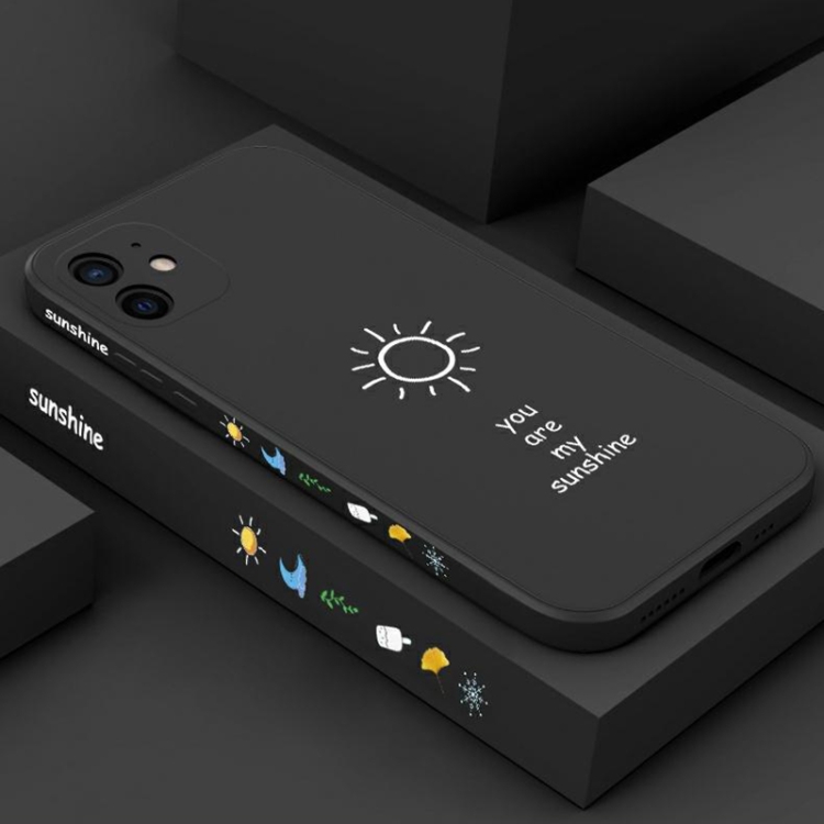 Straight Edge Maple Leaf Pattern TPU Protective Case with Hand Strap For iPhone 12 Pro Max(Black) 
Straight Edge Maple Leaf Pattern TPU Protective Case with Hand Strap For iPhone 12 Pro Max(Black)