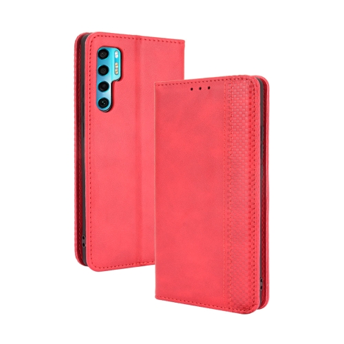 For TCL 20 Pro 5G Magnetic Buckle Retro Crazy Horse Texture Horizontal Flip Leather Case with Holder & Card Slots & Photo Frame(Red)
For TCL 20 Pro 5G Magnetic Buckle Retro Crazy Horse Texture Horizontal Flip Leather Case with Holder & Card Slots & Photo Frame(Red)