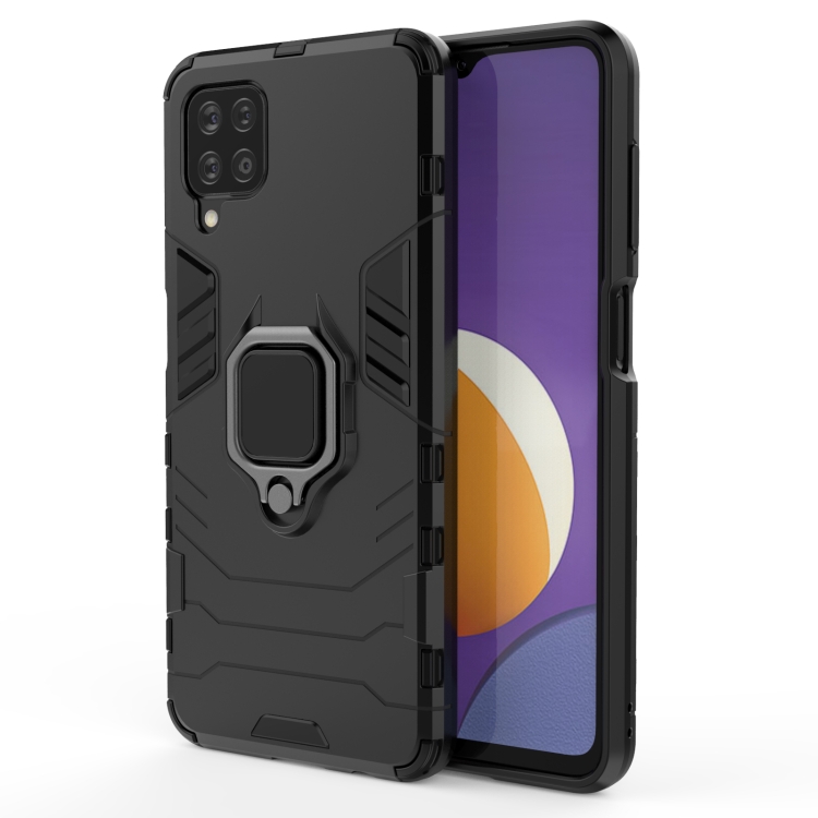 For Samsung Galaxy M12 Shockproof PC + TPU Protective Case with Magnetic Ring Holder(Black)
For Samsung Galaxy M12 Shockproof PC + TPU Protective Case with Magnetic Ring Holder(Black)