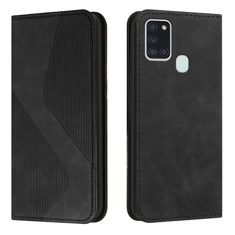 For Samsung Galaxy A21s Skin Feel Magnetic S-type Solid Color Horizontal Flip Leather Case with Holder & Card Slot & Wallet(Black)
For Samsung Galaxy A21s Skin Feel Magnetic S-type Solid Color Horizontal Flip Leather Case with Holder & Card Slot & Wallet(Black)