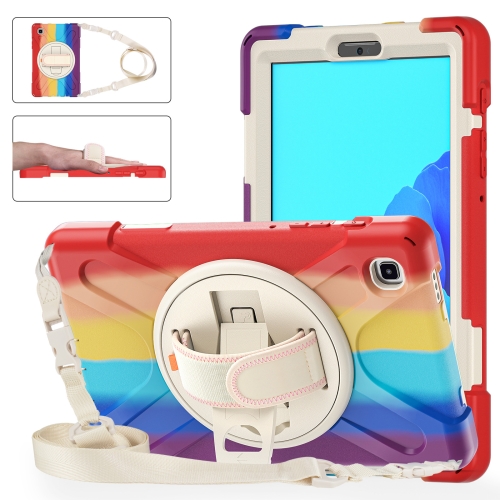 For Samsung Galaxy Tab A7 Lite T220 / T225 Silicone + PC Protective Case with Holder & Shoulder Strap(Colorful Red)
For Samsung Galaxy Tab A7 Lite T220 / T225 Silicone + PC Protective Case with Holder & Shoulder Strap(Colorful Red)