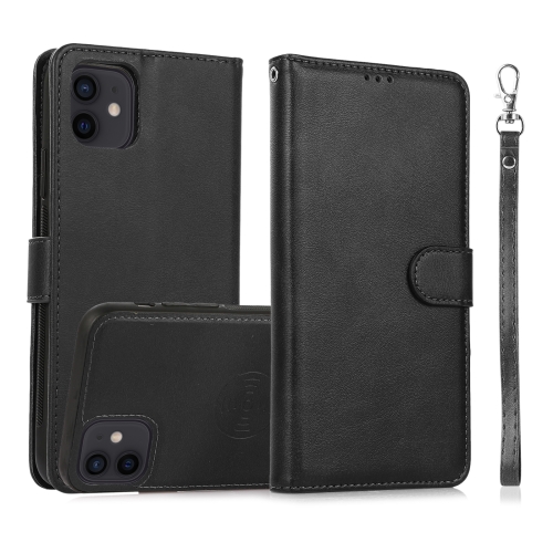 Calf Texture 2 in 1 Detachable Magnetic Back Cover Horizontal Flip Leather Case with Holder & Card Slots & Wallet & Photo Frame For iPhone 11(Black)
Calf Texture 2 in 1 Detachable Magnetic Back Cover Horizontal Flip Leather Case with Holder & Card Slots & Wallet & Photo Frame For iPhone 11(Black)