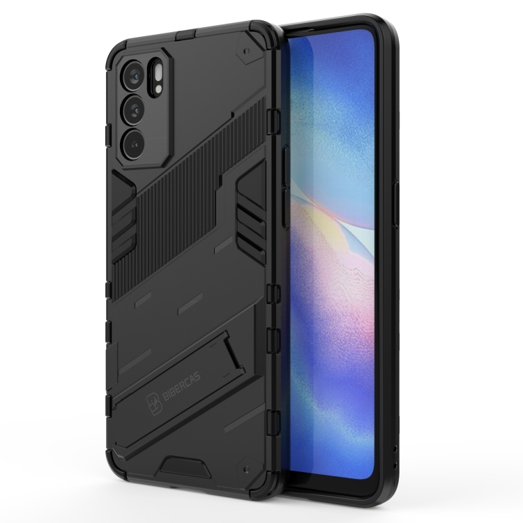 For OPPO Reno6 5G Punk Armor 2 in 1 PC + TPU Shockproof Case with Invisible Holder(Black)
For OPPO Reno6 5G Punk Armor 2 in 1 PC + TPU Shockproof Case with Invisible Holder(Black)