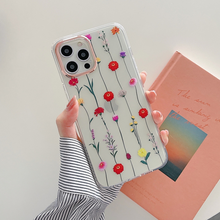 Flowers Pattern Dual-side Laminating Soft TPU Protective Case For iPhone 12 / 12 Pro(Red Flowers)
Flowers Pattern Dual-side Laminating Soft TPU Protective Case For iPhone 12 / 12 Pro(Red Flowers)