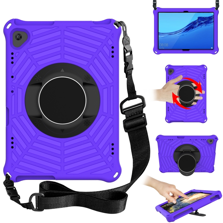 For Huawei MediaPad T5 Spider King EVA Protective Case with Adjustable Shoulder Strap & Holder(Purple)
For Huawei MediaPad T5 Spider King EVA Protective Case with Adjustable Shoulder Strap & Holder(Purple)