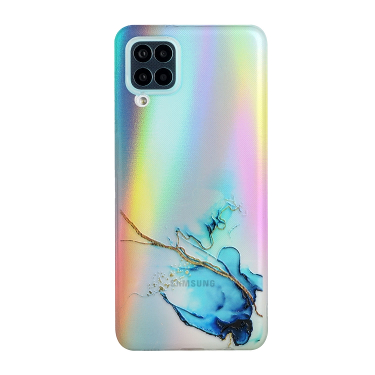 For Samsung Galaxy A12 Laser Marble Pattern Clear TPU Shockproof Protective Case(Blue)
For Samsung Galaxy A12 Laser Marble Pattern Clear TPU Shockproof Protective Case(Blue)