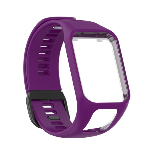 

For Tomtom 4 Silicone Watch Band(Purple)