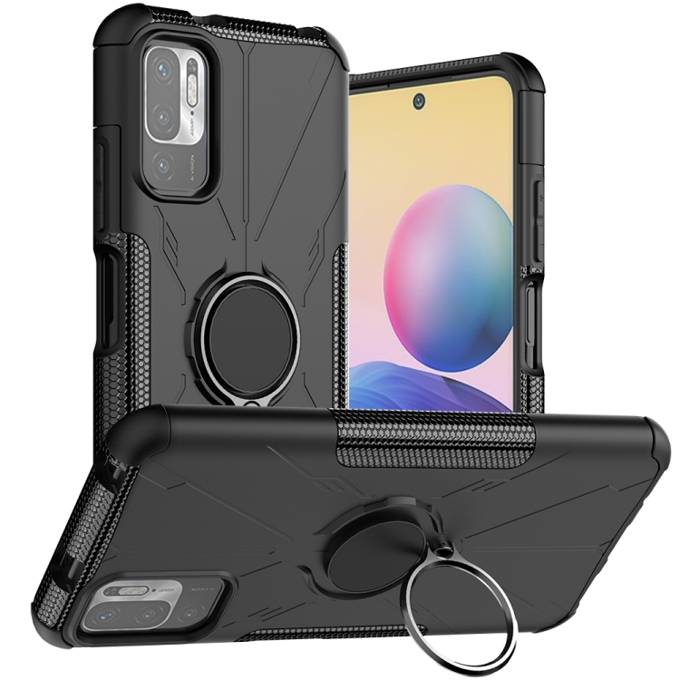 For Xiaomi Redmi Note 10 5G Armor Bear Shockproof PC + TPU Protective Case with Ring Holder(Black)
For Xiaomi Redmi Note 10 5G Armor Bear Shockproof PC + TPU Protective Case with Ring Holder(Black)